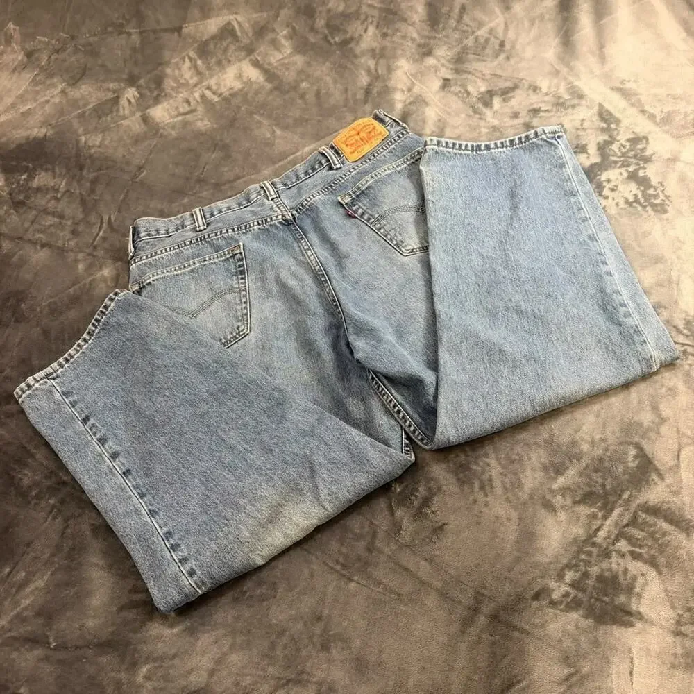 Levi Strauss & Co 550 Relaxed Fit Jeans Blue Denim. Levi's Mens Size 42x30
